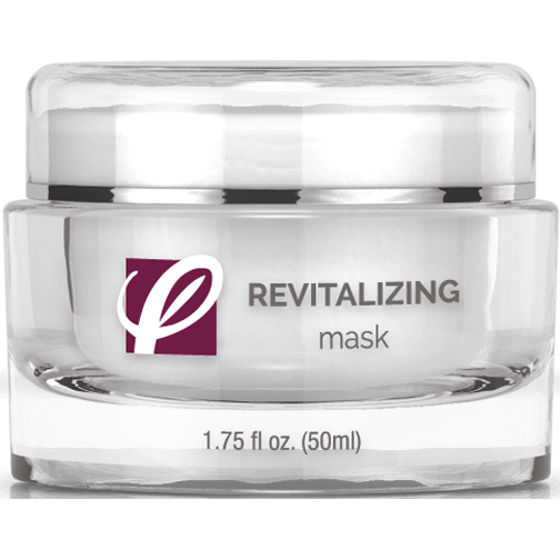 bottle of private labeled Revitalizing Mask sitting on table