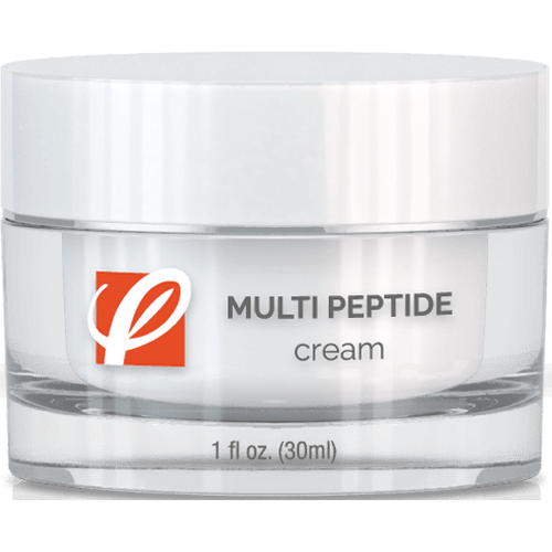 bottle of private labeled Multi-Peptide Cream with white background