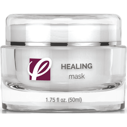 bottle of private labeled Healing Mask with white background