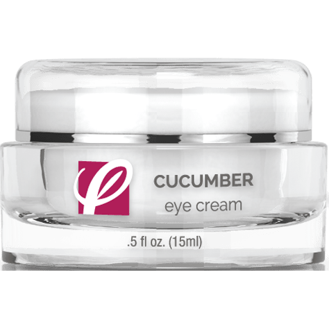 bottle of private labeled Cucumber Eye Cream with white background