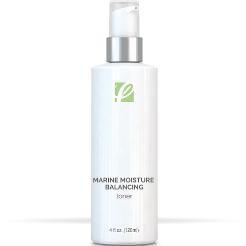bottle of private labeled Marine Balancing Toner with white background