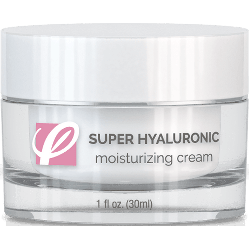 bottle of private labeled Super Hyaluronic Moisturizing Cream with white background