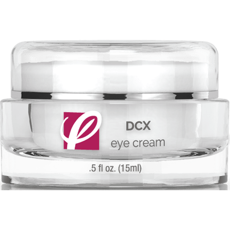 bottle of private labeled DCX Eye Cream with white background