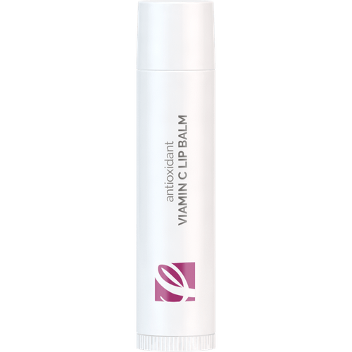 bottle of private labeled Antioxidant Vitamin C Lip Balm with white background